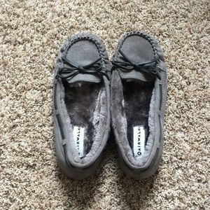 Cozy lined moccasins